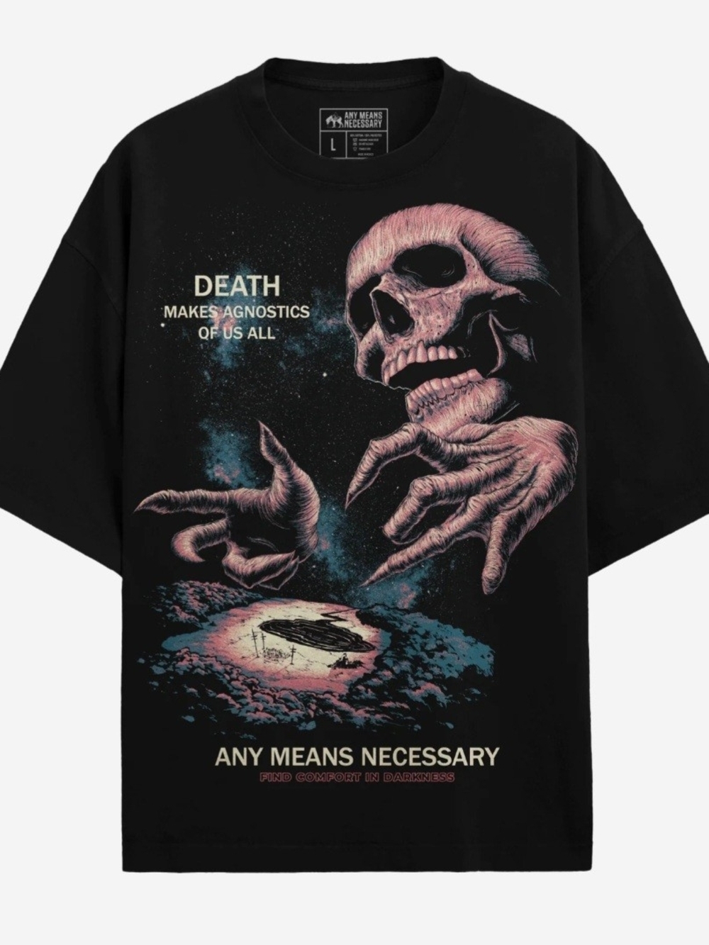 Any Means Necessary "Agnostic" Tee - S